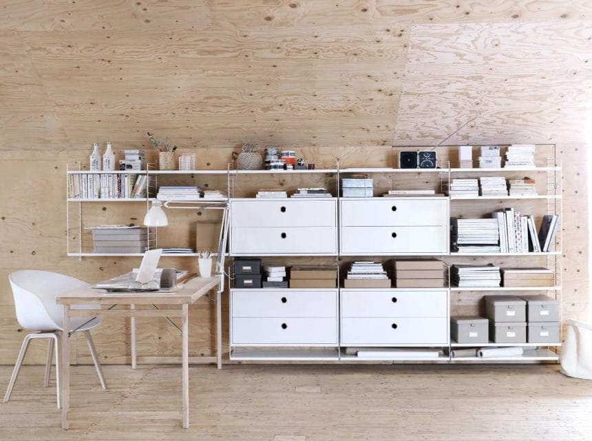 Systeme etageres String Une icone du design scandinave