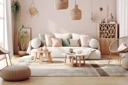 salon boheme decoration interieure