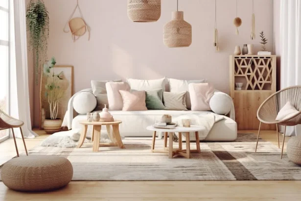 salon boheme decoration interieure