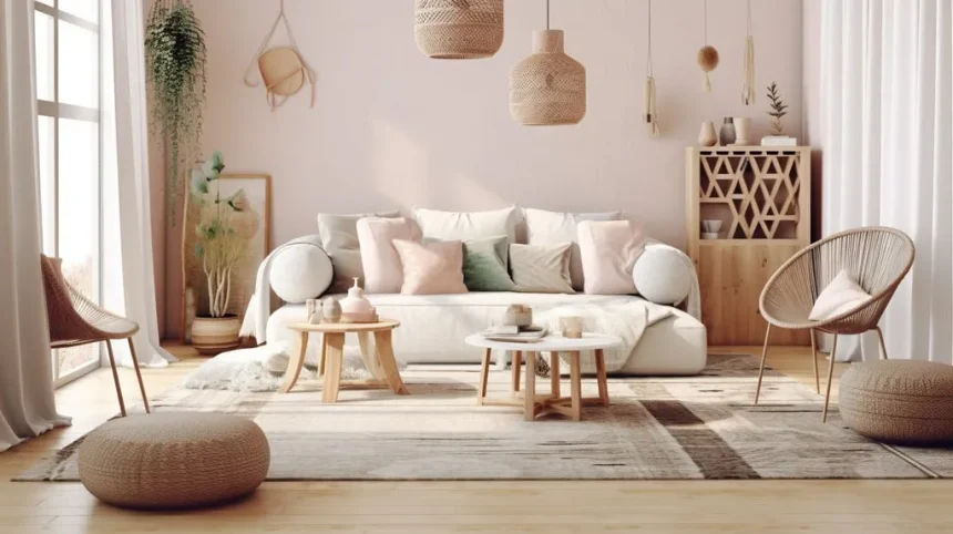 salon boheme decoration interieure
