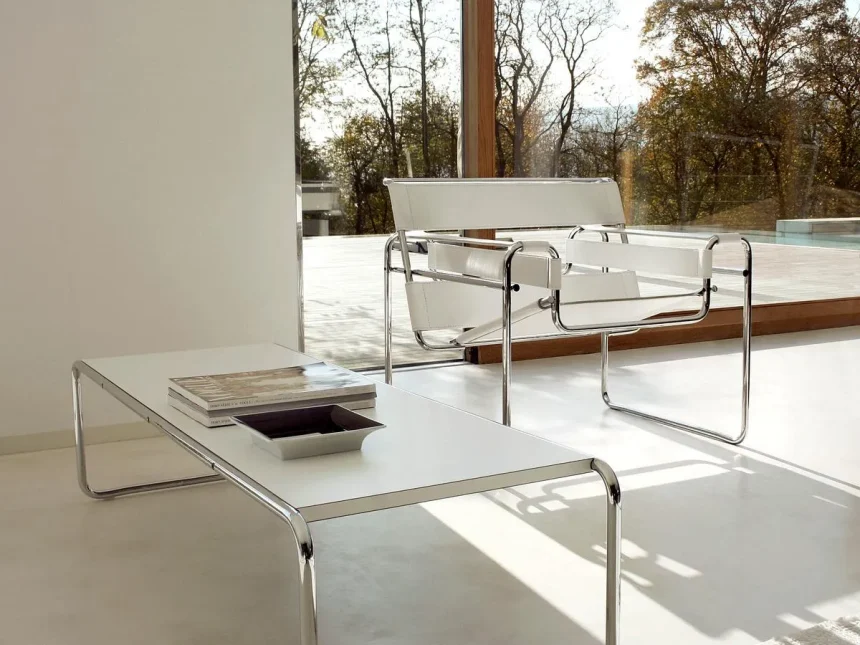 Fauteuil Wassily blanc
