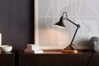 Lampe de chevet GRAS N°207 H 22 cm Noir DCW Editions Paris