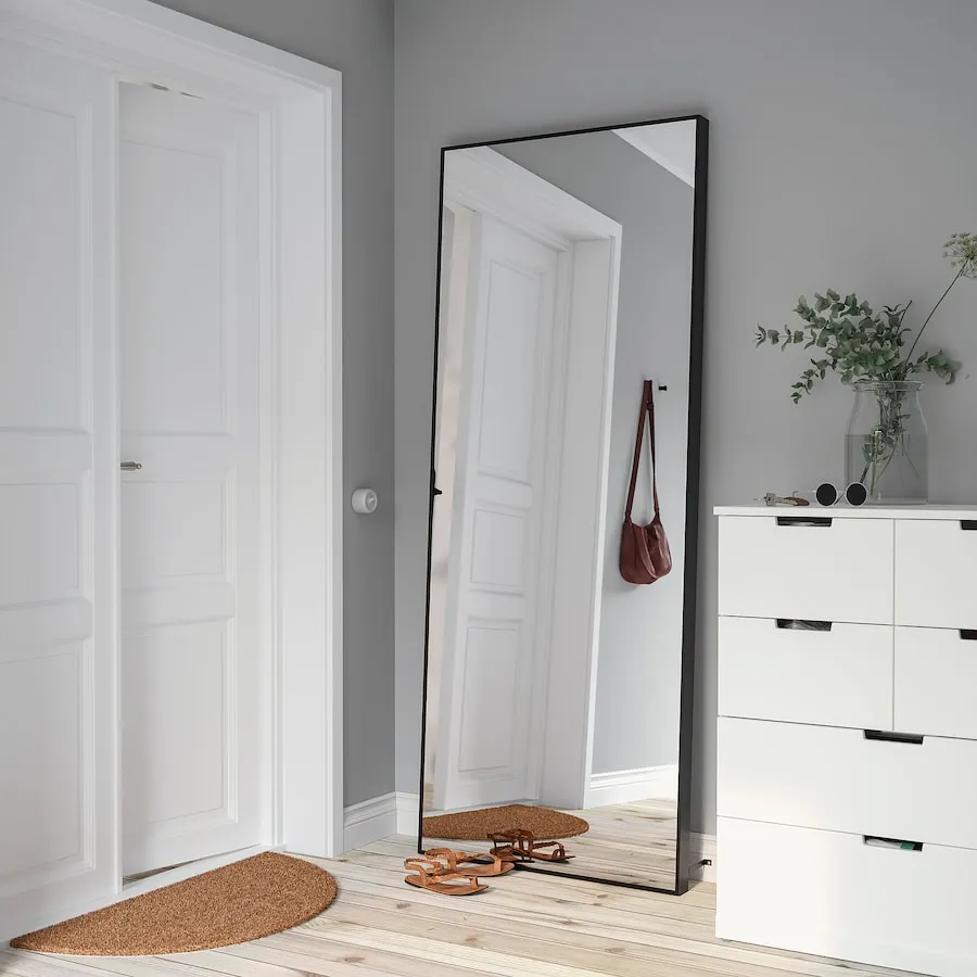 Miroir Ikea HOVET noir 78x196 cm