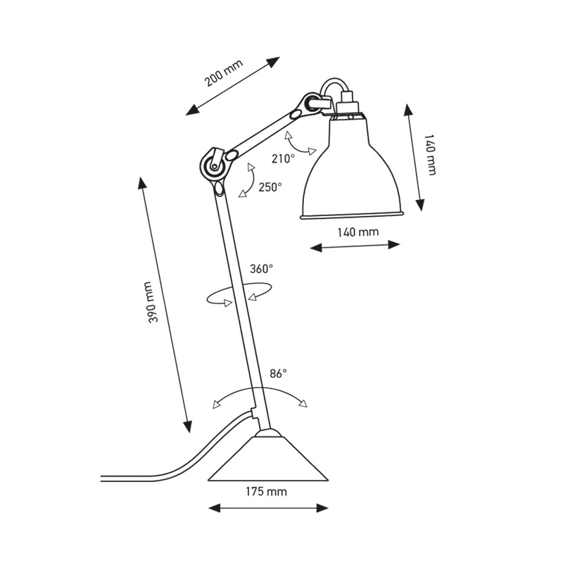 design lampe Gras - Designer Bernard-Albin GRAS