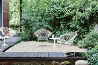 chaise Diamond Harry Bertoia