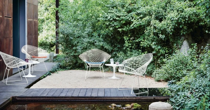 chaise Diamond Harry Bertoia