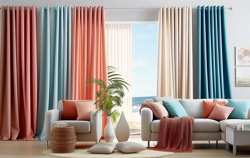 choisir la couleur parfaite de rideaux