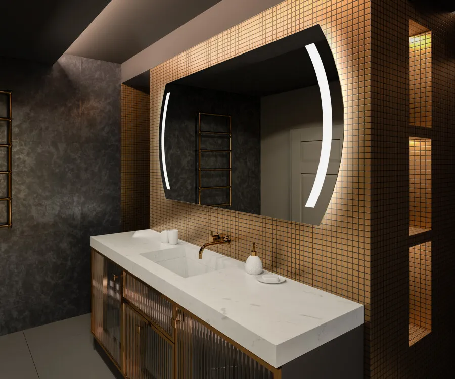 éclairage LED miroir salle de bain