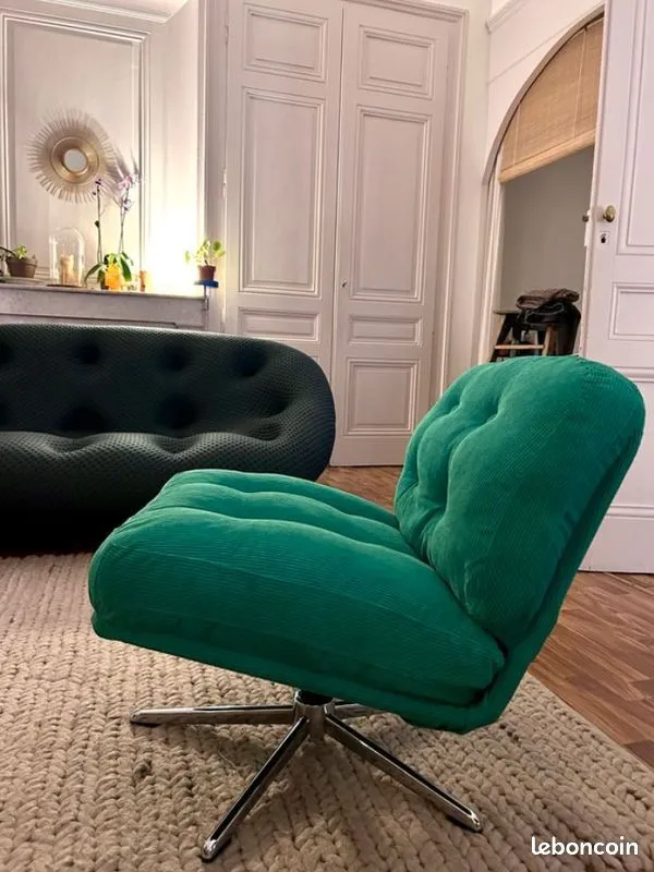 fauteuil vert DYVLINGE Ikea