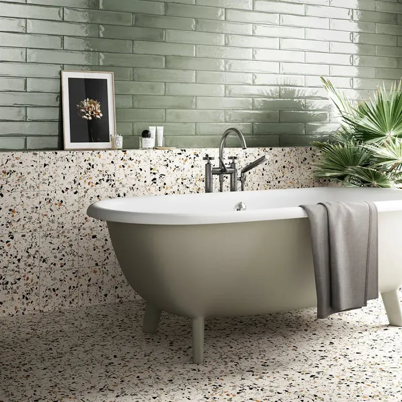 Le terrazzo dans la salle de bains