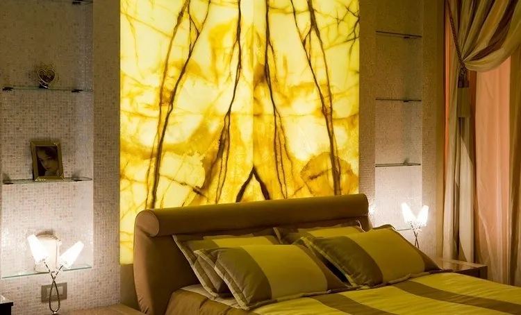 Tendance deco onyx et le retroeclairage