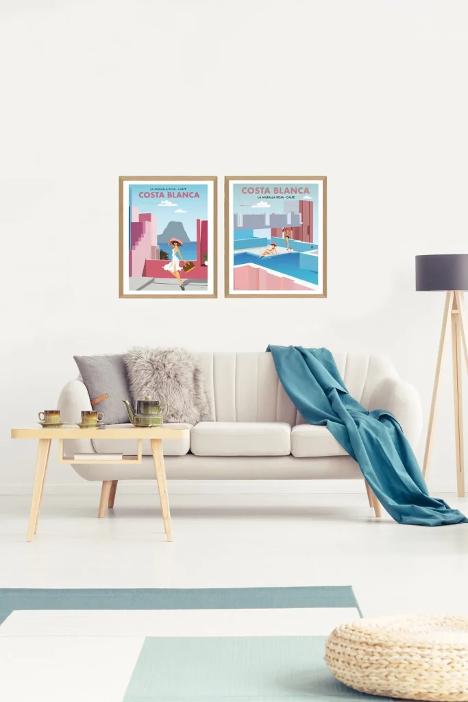 Affiche print Muralla Roja