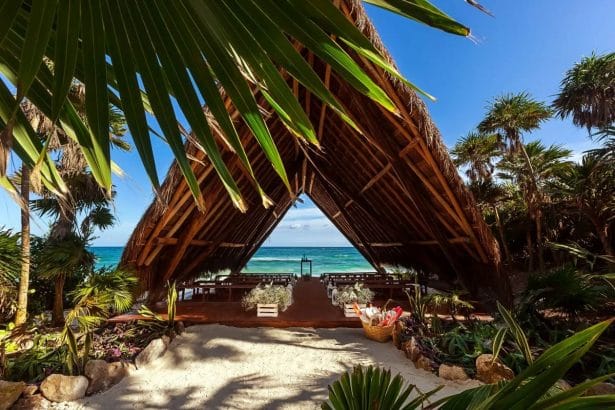 Luxury Private Beachfront Villa in Tulum Beach Casa Palapa by Papaya Playa Project