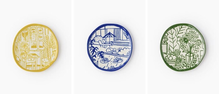 Assiette B.D. Graft x Monoprix