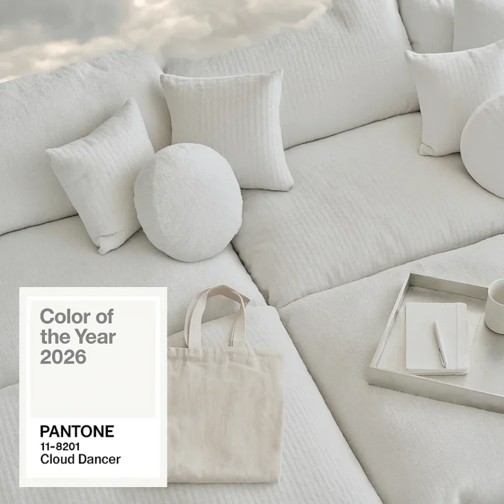 Pantone Colour of the Year 11-4201 Cloud Dancer